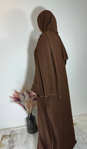 Abaya foulard intégrer